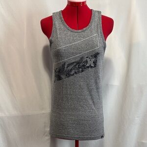 Hurley Gray Graphic Scoop Neck Tank
